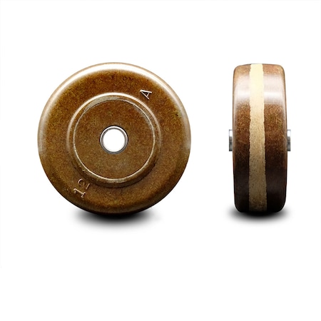 Service Caster SCC - 3" High Temp Phenolic Wheel Only - 3/8" Bore - 400 lbs Capacity SCC-PHSHT315-38